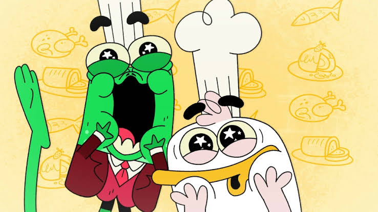 Duck and Frog